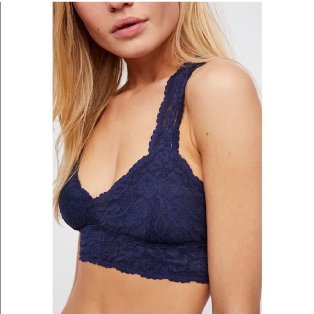 Free people galloon lacey bra small
